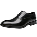 New 2026 Pointed Toe British Style Business Formal Leather Shoes Men's Buckle Casual Gentleman Office Wedding Oxford Shoes