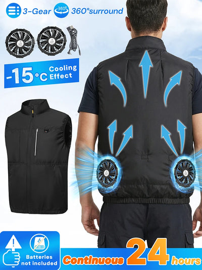 Popular Fan Vest Summer Cooling Wearable Air-conditioned | SAMAG