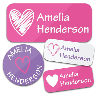 Custom Name Stickers Personalized Waterproof Labels | SAMAG