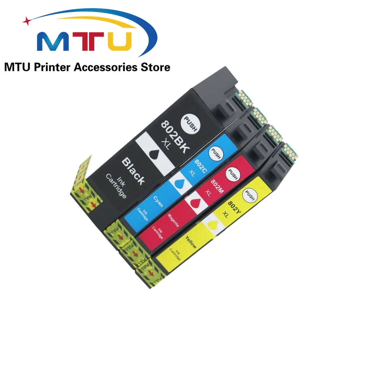 1Set 802-I 802 802XL T802XL T802 Ink Cartridges for EPSON WF-4720 WF-4730 WF-4734 WF-4740 WF-4745