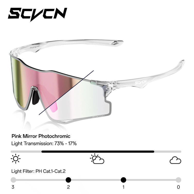 Scvcn Photochromic Running Sunglasses Men Women Marathon - View 11 | SAMAG