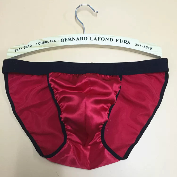 100% Mulberry Silk Men Panties Male Sexy Underwear
