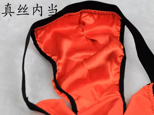 100% Mulberry Silk Men Panties Male Sexy Underwear