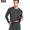 52025 Premium Carbon Fiber Warm Thermal Underwear Set – Fluffy Fleece Lining, Cozy Warmth and Winter Comfort