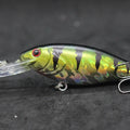 wLure Jerkbait Fishing Lure 11g 9.5cm 2.5 Meter Diving Crankbait Very Tight Wobbler with Darting 20 Colors C187