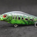 wLure Crankbait Fishing Lure 13g 9cm Medium Size 1-2 Meter Depth 3D Hard Vivid Eyes Tight Wobbler and High Frequent Action C735