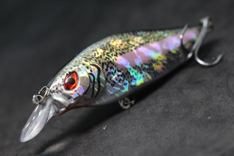 wLure Crankbait Fishing Lure 13g 9cm Medium Size 1-2 Meter Depth 3D Hard Vivid Eyes Tight Wobbler and High Frequent Action C735