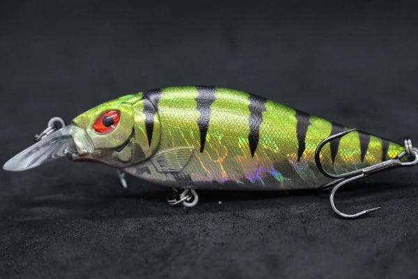 wLure Crankbait Fishing Lure 13g 9cm Medium Size 1-2 Meter Depth 3D Hard Vivid Eyes Tight Wobbler and High Frequent Action C735