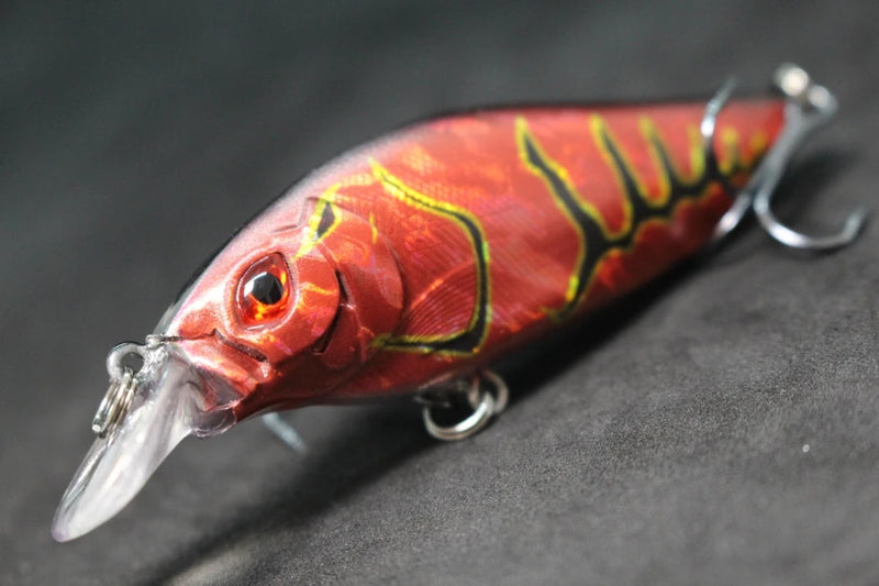 wLure Crankbait Fishing Lure 13g 9cm Medium Size 1-2 Meter Depth 3D Hard Vivid Eyes Tight Wobbler and High Frequent Action C735