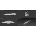 wLure Jerkbait Fishing Lure 11g 9.5cm 2.5 Meter Diving Crankbait Very Tight Wobbler with Darting 20 Colors C187