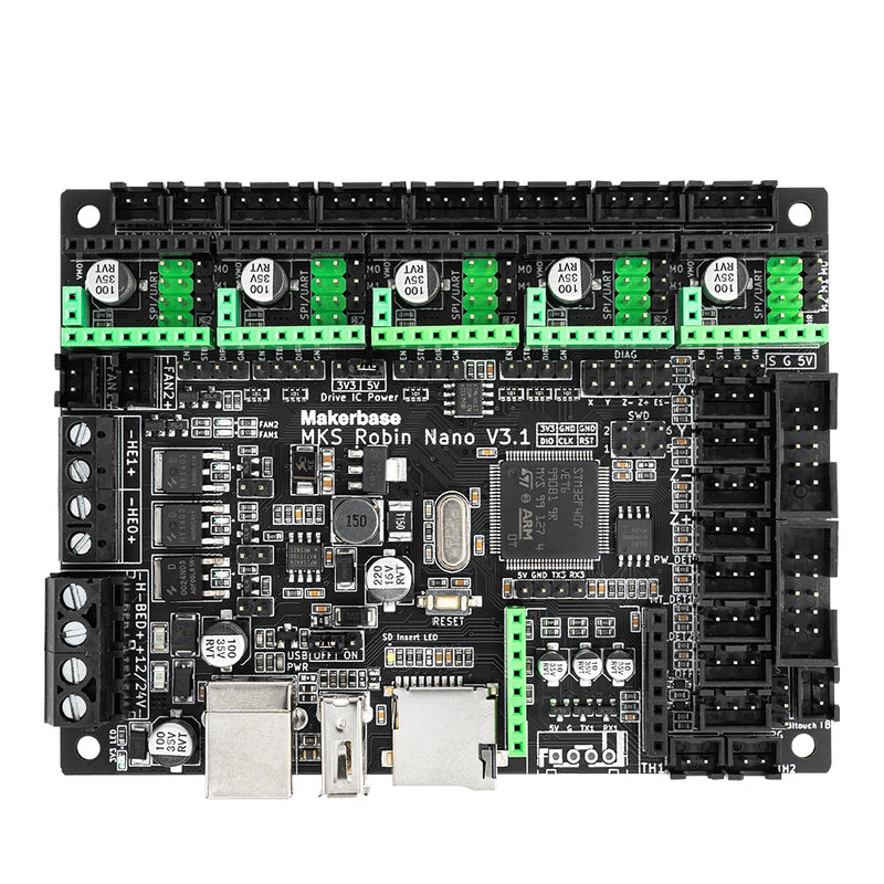 Makerbase MKS Robin Nano V3.1 Control Board 3D Printer Motherboard TS35 TFT Touch Screen/WIFI Module Suitable for A4988 TMC2209