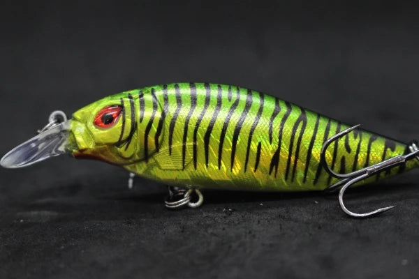 wLure Crankbait Fishing Lure 13g 9cm Medium Size 1-2 Meter Depth 3D Hard Vivid Eyes Tight Wobbler and High Frequent Action C735