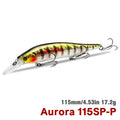 TSURINOYA 115mm 17.2g Suspending Minnow Fishing Lure - View 13 | SAMAG