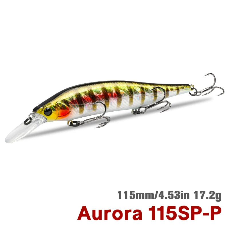 TSURINOYA 115mm 17.2g Suspending Minnow Fishing Lure - View 13 | SAMAG