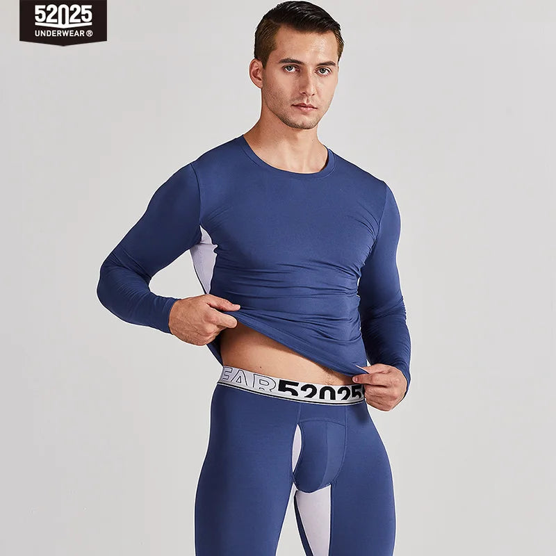 52025 Men’s Thermal Underwear – Soft, Premium Silk Mesh Base Layer, Breathable and Comfortable with Anti-Bacterial Properties