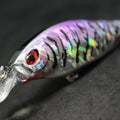 wLure Crankbait Fishing Lure 13g 9cm Medium Size 1-2 Meter Depth 3D Hard Vivid Eyes Tight Wobbler and High Frequent Action C735