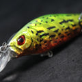 wLure Crankbait Fishing Lure 13g 9cm Medium Size 1-2 Meter Depth 3D Hard Vivid Eyes Tight Wobbler and High Frequent Action C735