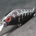wLure Crankbait Fishing Lure 13g 9cm Medium Size 1-2 Meter Depth 3D Hard Vivid Eyes Tight Wobbler and High Frequent Action C735