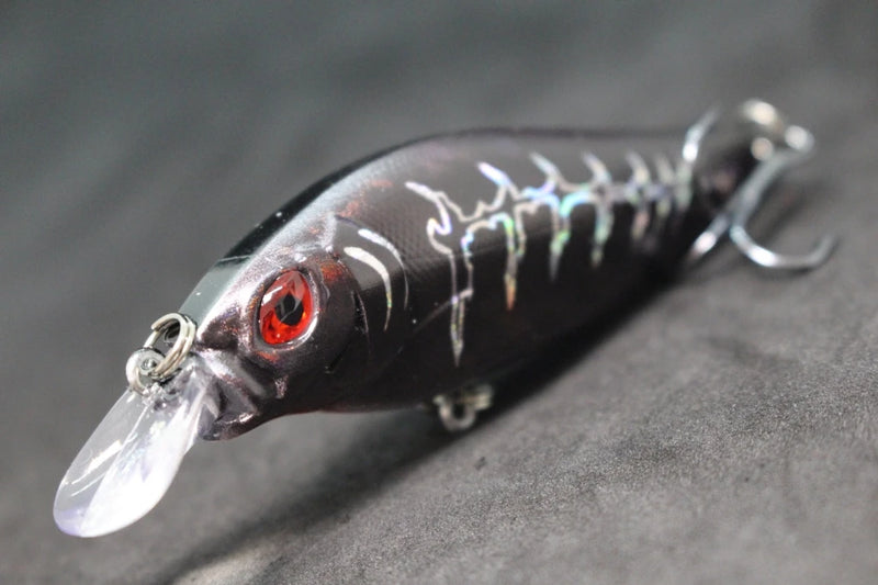 wLure Crankbait Fishing Lure 13g 9cm Medium Size 1-2 Meter Depth 3D Hard Vivid Eyes Tight Wobbler and High Frequent Action C735