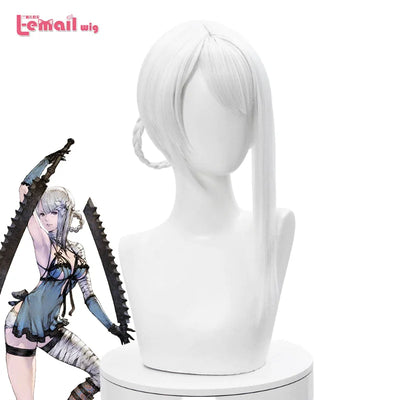 L-email wig NieR Kaine Cosplay RepliCant Sliver White | SAMAG