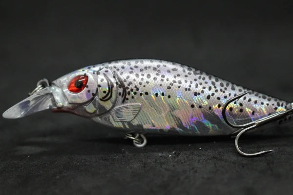 wLure Crankbait Fishing Lure 13g 9cm Medium Size 1-2 Meter Depth 3D Hard Vivid Eyes Tight Wobbler and High Frequent Action C735