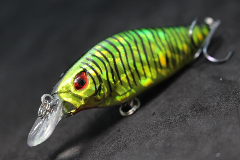 wLure Crankbait Fishing Lure 13g 9cm Medium Size 1-2 Meter Depth 3D Hard Vivid Eyes Tight Wobbler and High Frequent Action C735