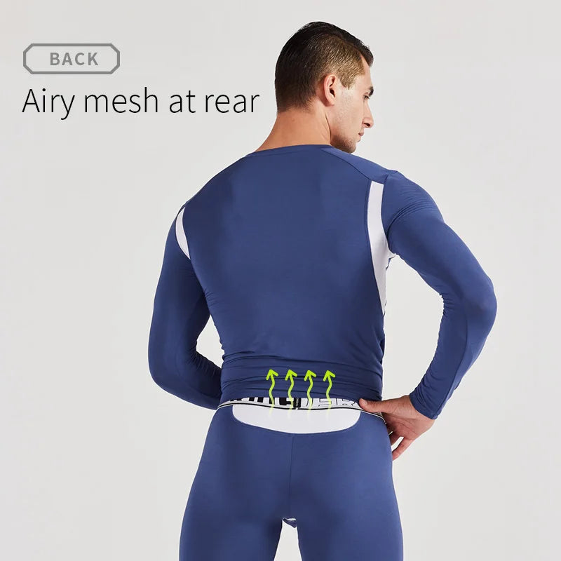 52025 Men’s Thermal Underwear – Soft, Premium Silk Mesh Base Layer, Breathable and Comfortable with Anti-Bacterial Properties