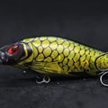wLure Crankbait Fishing Lure 13g 9cm Medium Size 1-2 Meter Depth 3D Hard Vivid Eyes Tight Wobbler and High Frequent Action C735