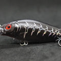 wLure Crankbait Fishing Lure 13g 9cm Medium Size 1-2 Meter Depth 3D Hard Vivid Eyes Tight Wobbler and High Frequent Action C735