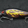wLure Crankbait Fishing Lure 13g 9cm Medium Size 1-2 Meter Depth 3D Hard Vivid Eyes Tight Wobbler and High Frequent Action C735