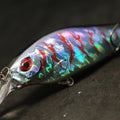 wLure Crankbait Fishing Lure 13g 9cm Medium Size 1-2 Meter Depth 3D Hard Vivid Eyes Tight Wobbler and High Frequent Action C735