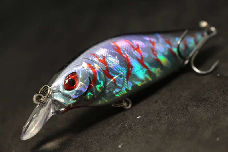wLure Crankbait Fishing Lure 13g 9cm Medium Size 1-2 Meter Depth 3D Hard Vivid Eyes Tight Wobbler and High Frequent Action C735