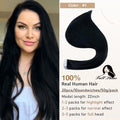 Full Shine Tape In Hair Extensions Human Hair 100% Remy Natural Human Hair Seamless Skin Weft Seamless Color Glue For Women