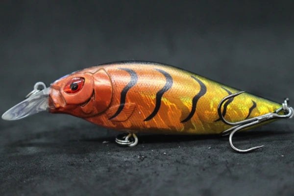 wLure Crankbait Fishing Lure 13g 9cm Medium Size 1-2 Meter Depth 3D Hard Vivid Eyes Tight Wobbler and High Frequent Action C735