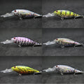 wLure Jerkbait Fishing Lure 11g 9.5cm 2.5 Meter Diving Crankbait Very Tight Wobbler with Darting 20 Colors C187