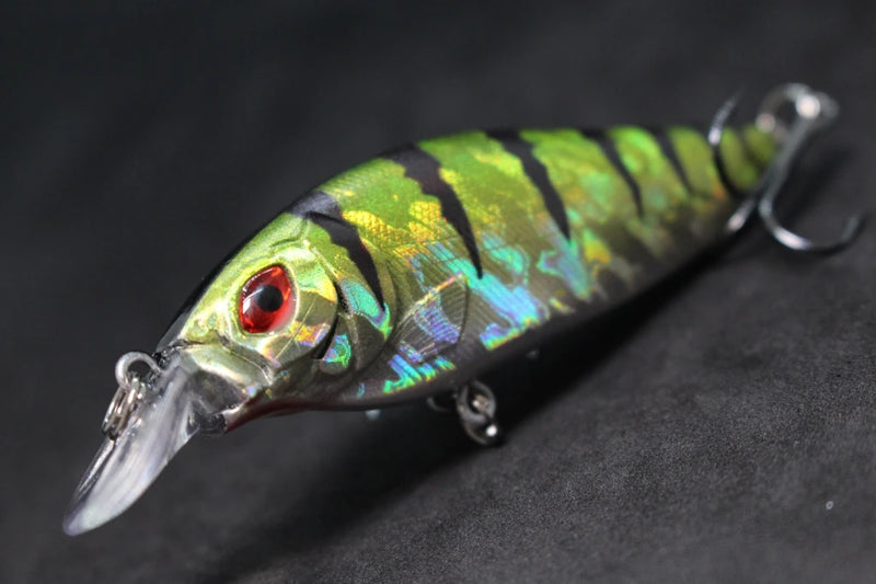 wLure Crankbait Fishing Lure 13g 9cm Medium Size 1-2 Meter Depth 3D Hard Vivid Eyes Tight Wobbler and High Frequent Action C735