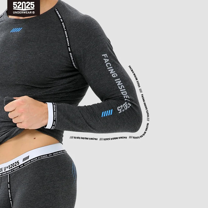52025 Premium Cotton Modal Thermal Underwear – Ultra-Soft Lightweight Base Layer, Breathable Second-Skin Comfort and Modern Fit