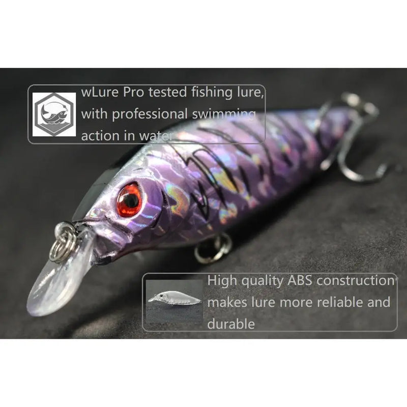wLure Crankbait Fishing Lure 13g 9cm Medium Size 1-2 Meter Depth 3D Hard Vivid Eyes Tight Wobbler and High Frequent Action C735