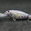 wLure Jerkbait Fishing Lure 11g 9.5cm 2.5 Meter Diving Crankbait Very Tight Wobbler with Darting 20 Colors C187