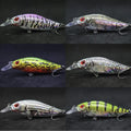 wLure Crankbait Fishing Lure 13g 9cm Medium Size 1-2 Meter Depth 3D Hard Vivid Eyes Tight Wobbler and High Frequent Action C735