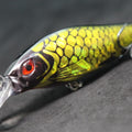 wLure Crankbait Fishing Lure 13g 9cm Medium Size 1-2 Meter Depth 3D Hard Vivid Eyes Tight Wobbler and High Frequent Action C735