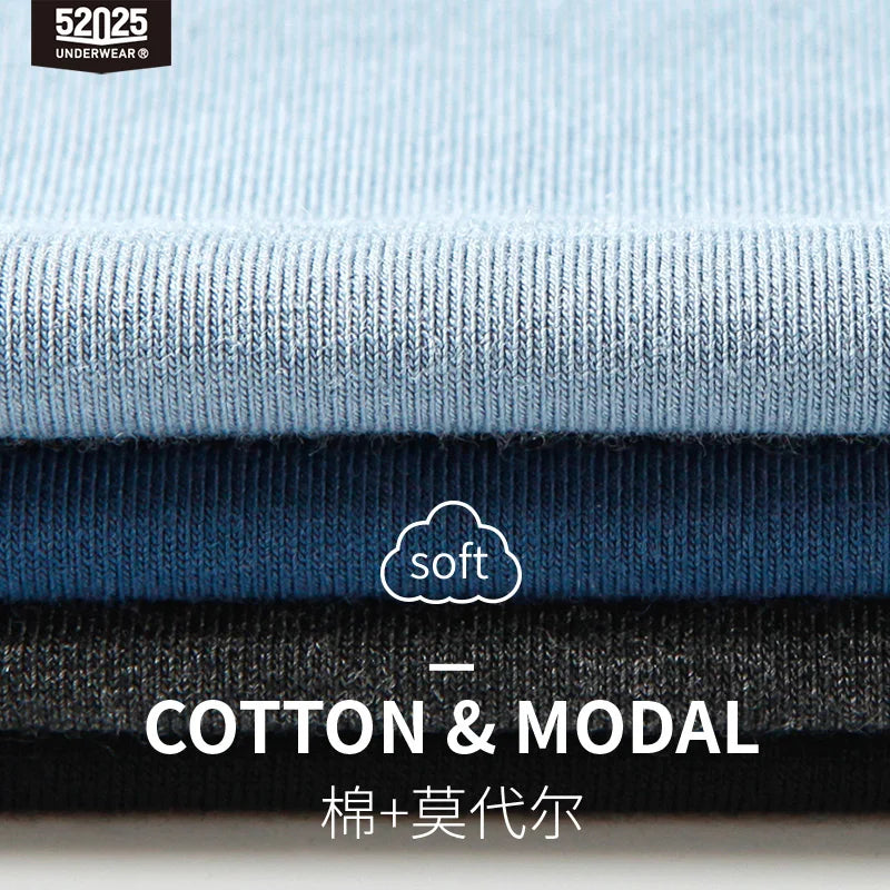 52025 Premium Cotton Modal Thermal Underwear – Ultra-Soft Lightweight Base Layer, Breathable Second-Skin Comfort and Modern Fit
