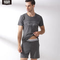 52025 Men's Cotton Modal Pajama Set – Ultra-Soft Breathable Sleepwear with Lightweight Comfort, Modern Fit and Relaxed Feel
