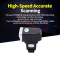 QR Code 1D/2D Ring Scanner Wearable Scanner Finger Barcode Reader Bluetooth Barcode Scanner Portable Bar code Scanner PDF Code