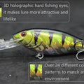 wLure Jerkbait Fishing Lure 11g 9.5cm 2.5 Meter Diving Crankbait Very Tight Wobbler with Darting 20 Colors C187