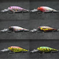 wLure Jerkbait Fishing Lure 11g 9.5cm 2.5 Meter Diving Crankbait Very Tight Wobbler with Darting 20 Colors C187