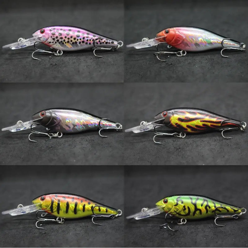 wLure Jerkbait Fishing Lure 11g 9.5cm 2.5 Meter Diving Crankbait Very Tight Wobbler with Darting 20 Colors C187