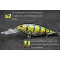 wLure Jerkbait Fishing Lure 11g 9.5cm 2.5 Meter Diving Crankbait Very Tight Wobbler with Darting 20 Colors C187