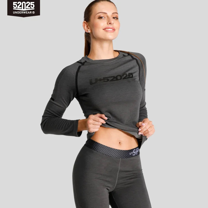 52025 Premium Warm Thermal Underwear – Fleece-lined, Stylish with Superior Warmth. Advanced Insulation & Supreme Comfort