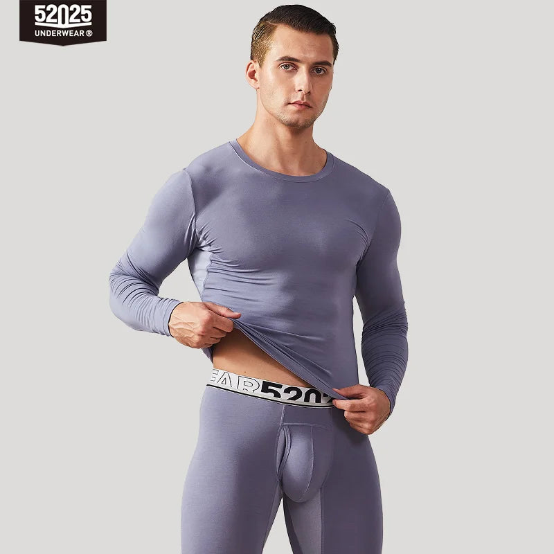 52025 Men’s Thermal Underwear – Soft, Premium Silk Mesh Base Layer, Breathable and Comfortable with Anti-Bacterial Properties